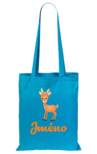 Látková taška Srneček se jménem