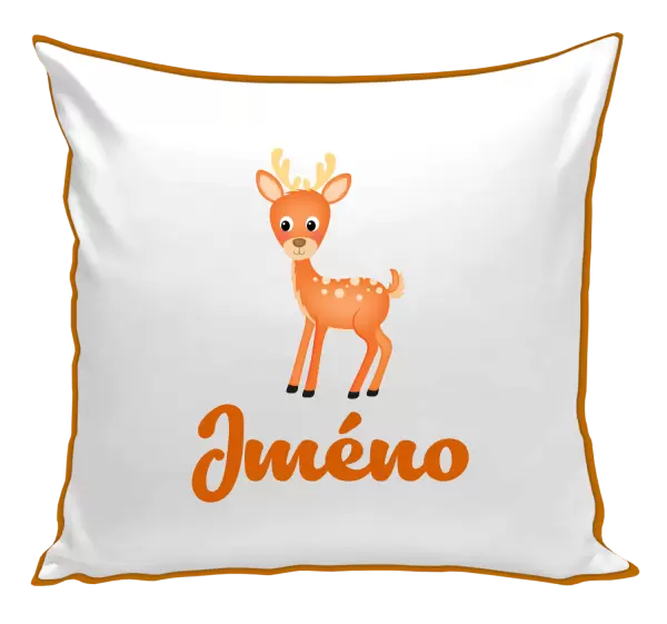 Polštář Srneček se jménem