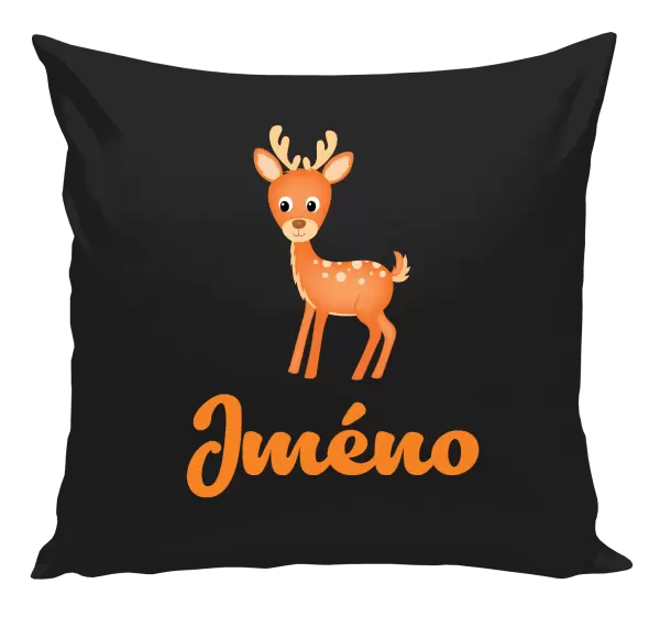 Polštář Srneček se jménem