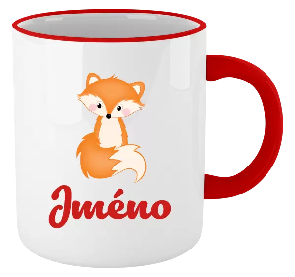 Hrnek Lištička se jménem