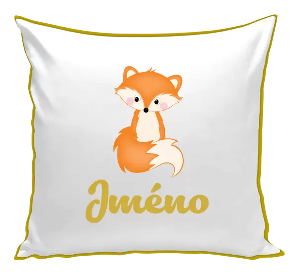 Polštář Lištička se jménem