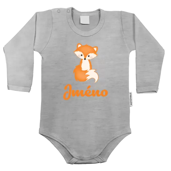 Dětské body Lištička se jménem