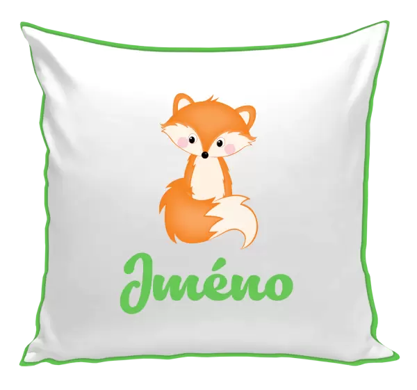 Polštář Lištička se jménem