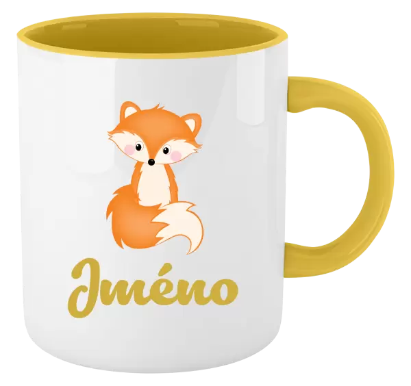 Hrnek Lištička se jménem