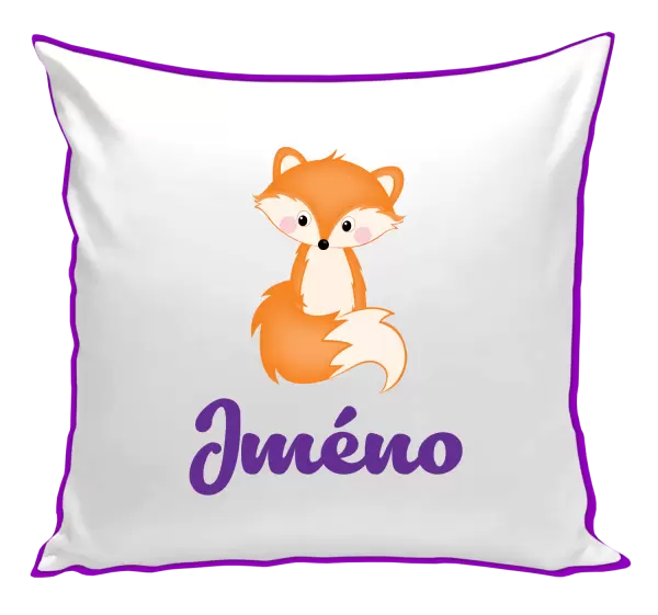 Polštář Lištička se jménem
