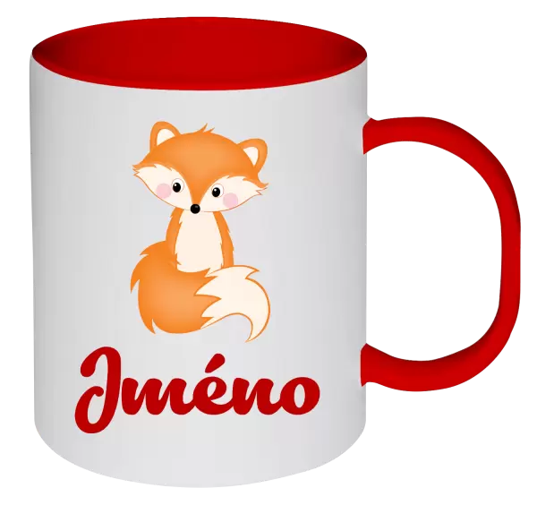 Plastový hrnek Lištička se jménem