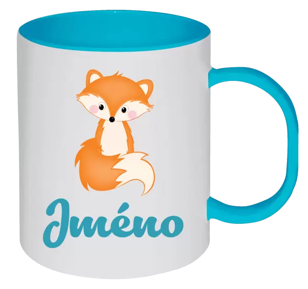 Plastový hrnek Lištička se jménem