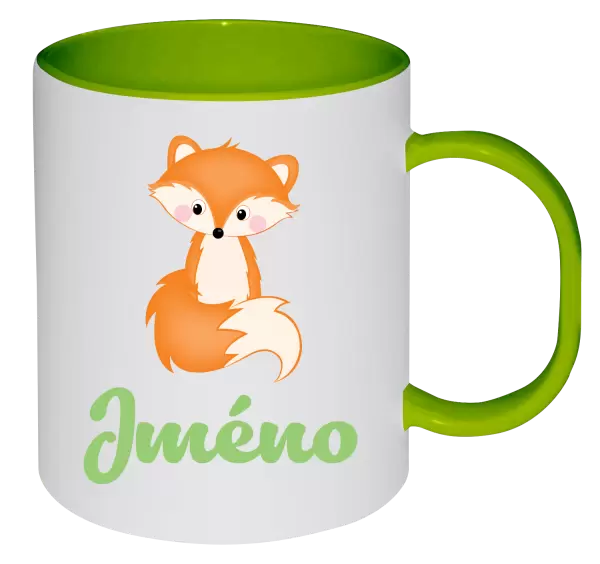 Plastový hrnek Lištička se jménem