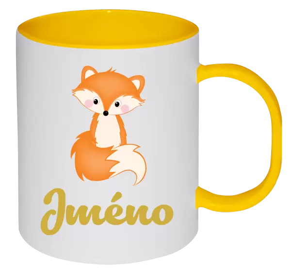 Plastový hrnek Lištička se jménem