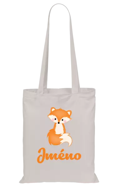 Látková taška Lištička se jménem