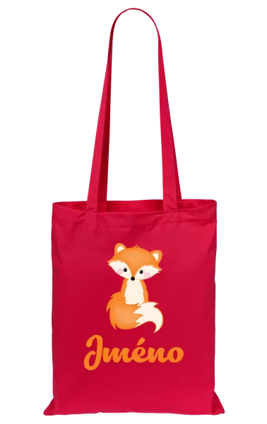 Látková taška Lištička se jménem