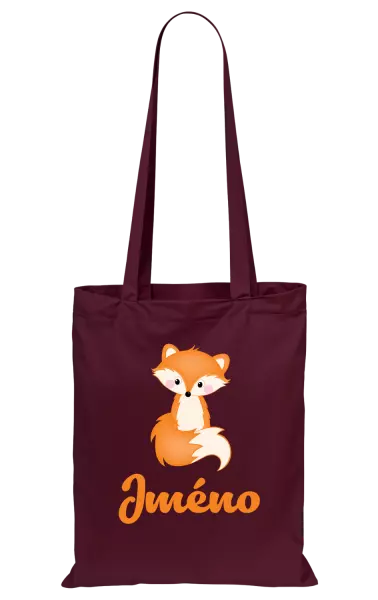 Látková taška Lištička se jménem