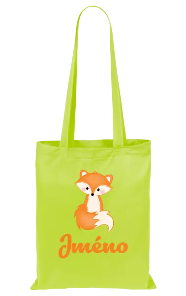 Látková taška Lištička se jménem