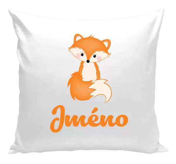 Polštář Lištička se jménem