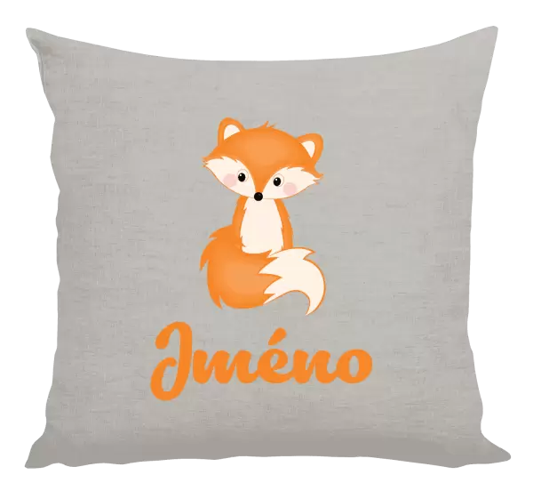 Polštář Lištička se jménem