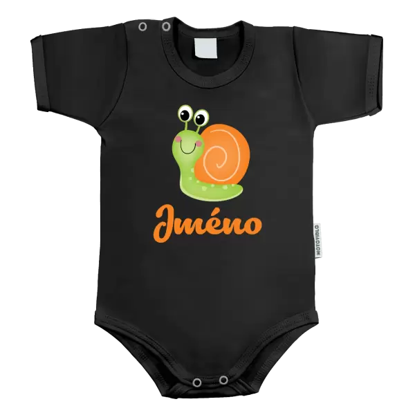 Dětské body Šnek se jménem