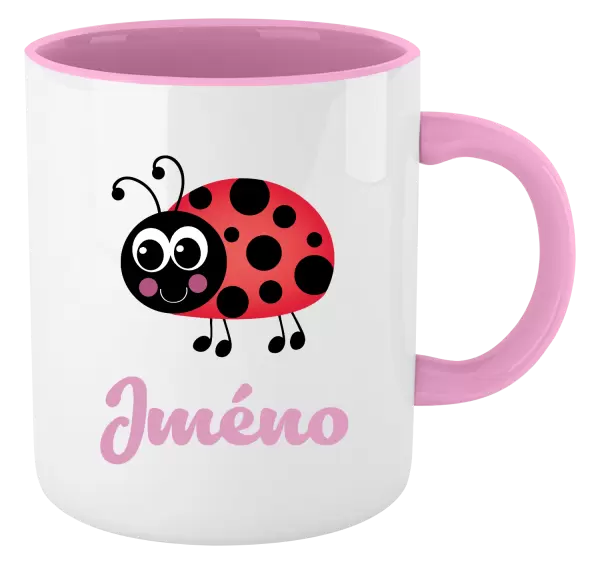 Hrnek Beruška se jménem