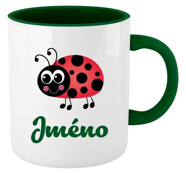 Hrnek Beruška se jménem