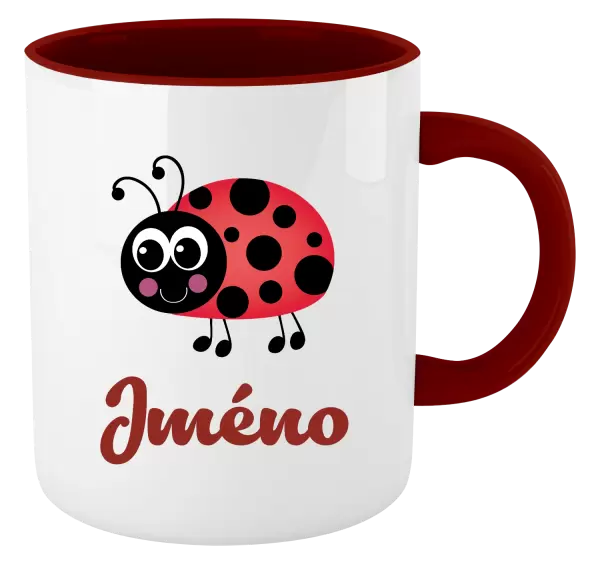 Hrnek Beruška se jménem