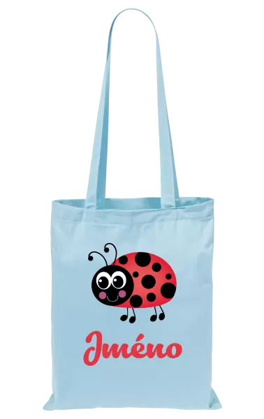 Látková taška Beruška se jménem