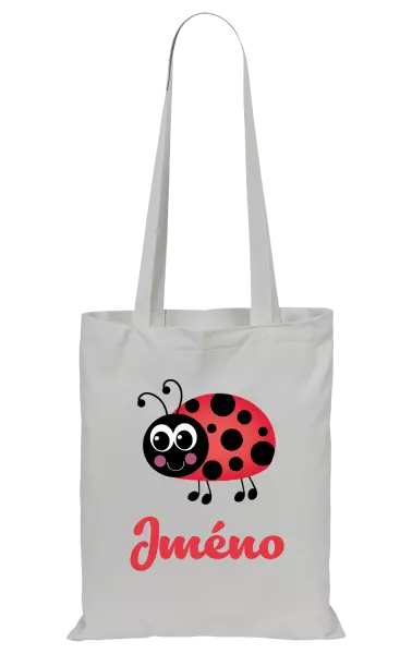 Látková taška Beruška se jménem