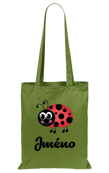 Látková taška Beruška se jménem