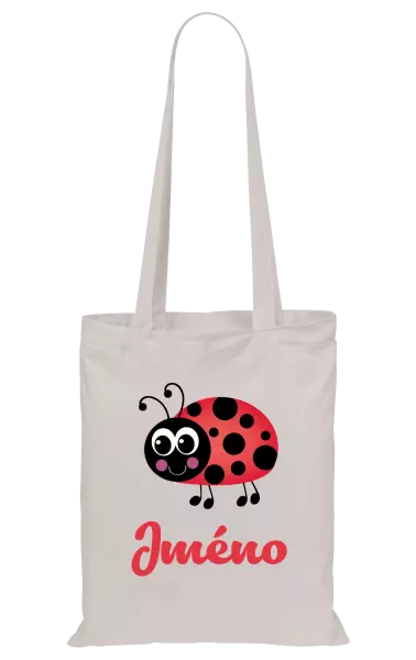 Látková taška Beruška se jménem
