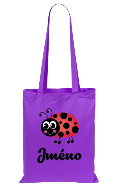 Látková taška Beruška se jménem