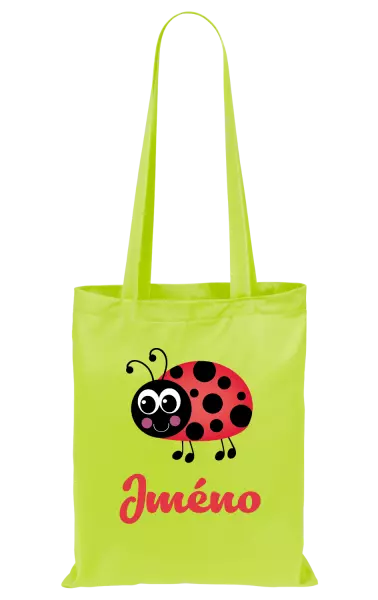 Látková taška Beruška se jménem