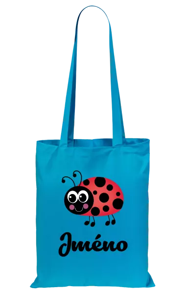 Látková taška Beruška se jménem