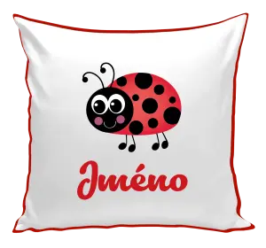 Polštář Beruška se jménem