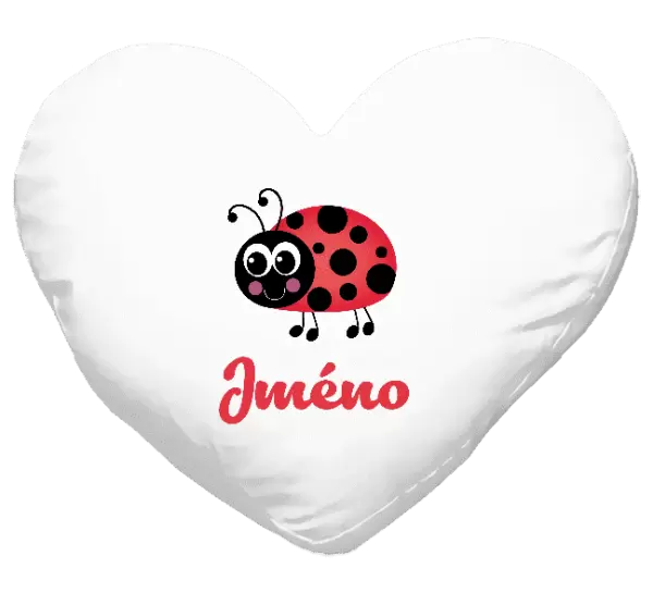 Polštář Beruška se jménem