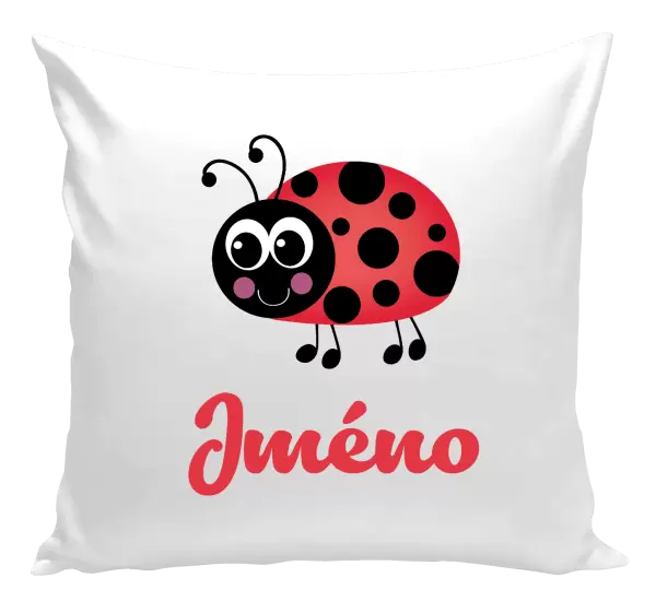 Polštář Beruška se jménem