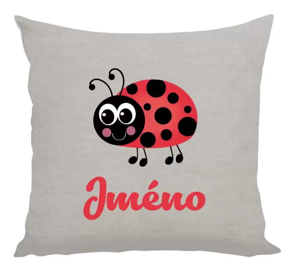 Polštář Beruška se jménem