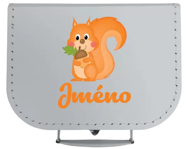 Kufřík Veverka se jménem