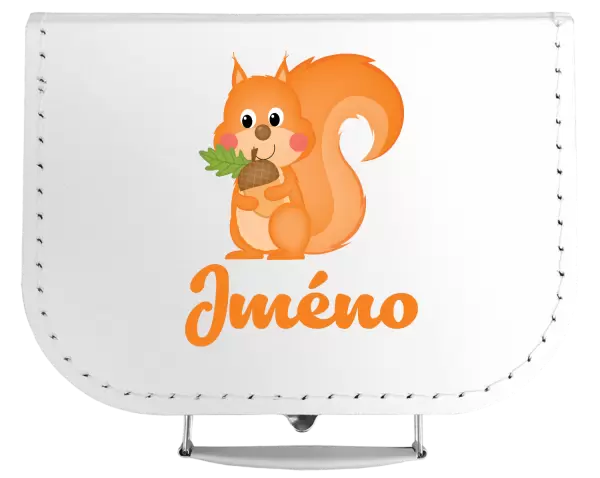 Kufřík Veverka se jménem