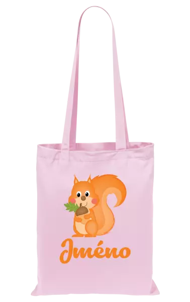 Látková taška Veverka se jménem