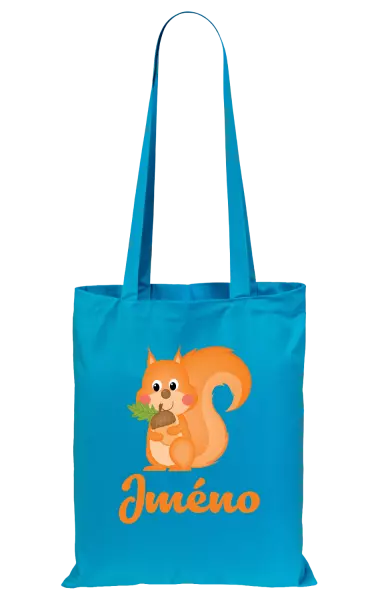Látková taška Veverka se jménem