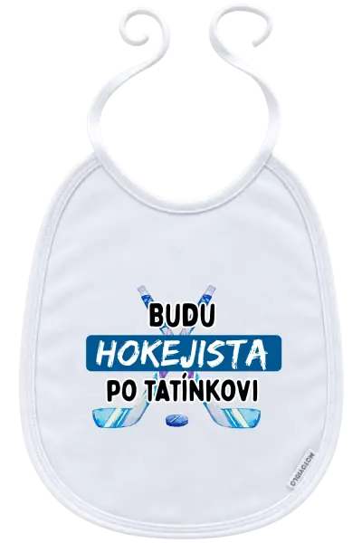 Dětský bryndák Budu hokejista po tatínkovi