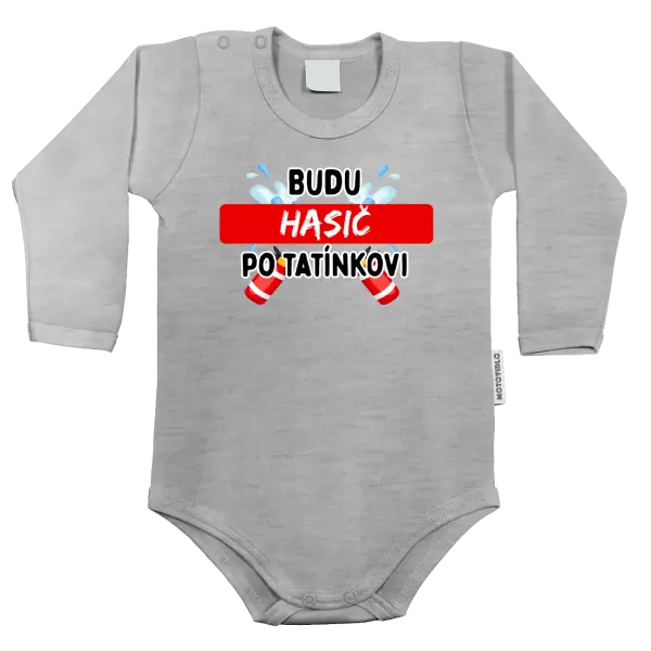 Dětské body Budu hasič po tatínkovi