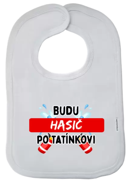 Dětský bryndák Budu hasič po tatínkovi