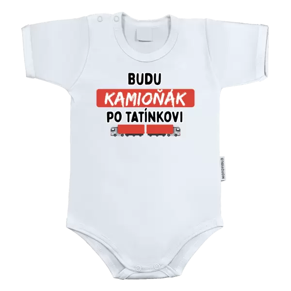 Dětské body Budu kamioňák po tatínkovi