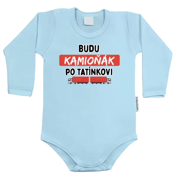 Dětské body Budu kamioňák po tatínkovi