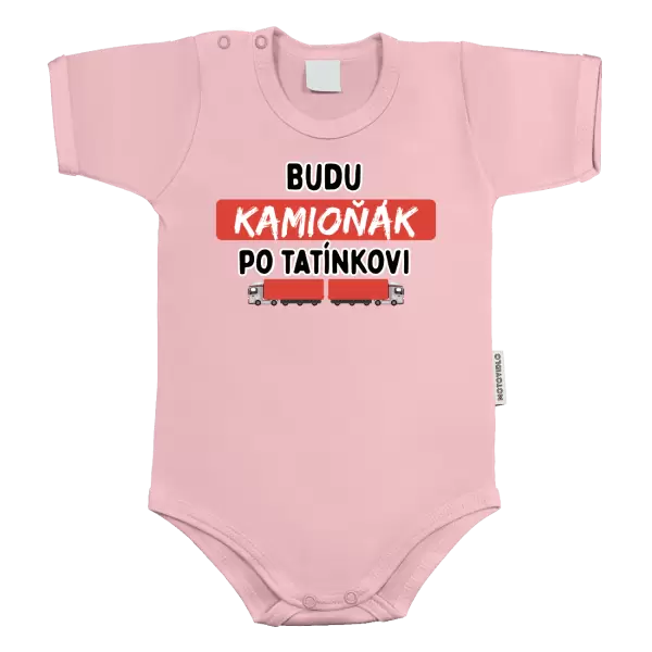 Dětské body Budu kamioňák po tatínkovi