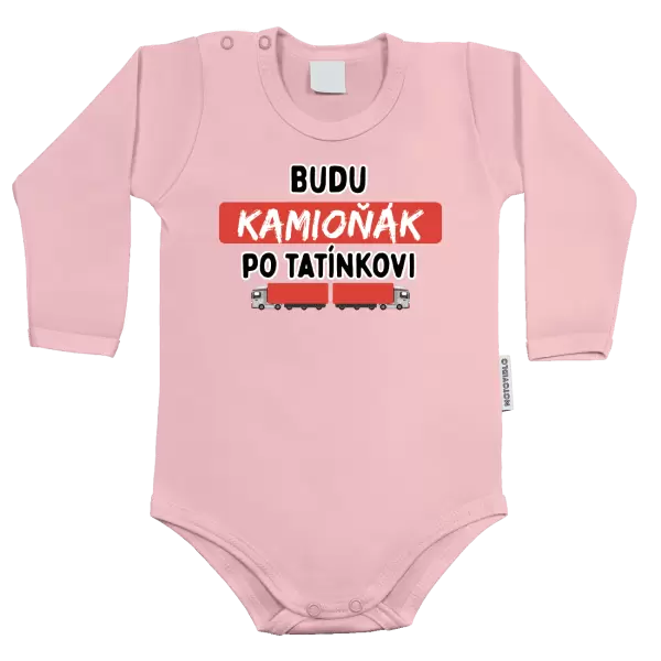 Dětské body Budu kamioňák po tatínkovi