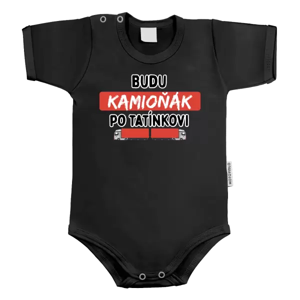 Dětské body Budu kamioňák po tatínkovi