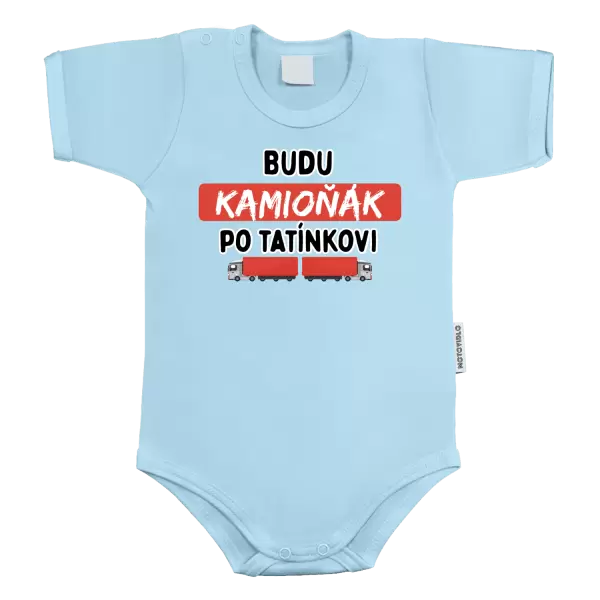 Dětské body Budu kamioňák po tatínkovi