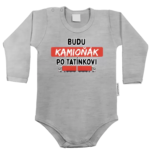 Dětské body Budu kamioňák po tatínkovi