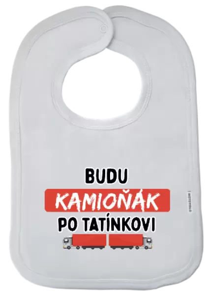 Dětský bryndák Budu kamioňák po tatínkovi