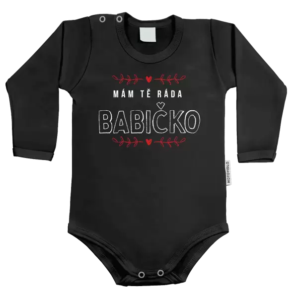 Dětské body Mám tě ráda babičko